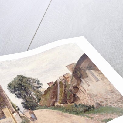 Village Sstreet, Auvers-sur-Oise, 1873 by Camille Pissarro