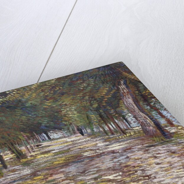 The Avenue at the Park of Voyer-d'Argenson at Asnieres, 1887 by Vincent van Gogh