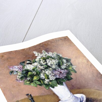 Still Life with a Vase of Lilac, 1883 by Gustave Caillebotte