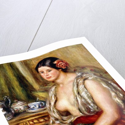 Young Girl seated in Oriental Costume, 1905 by Pierre Auguste Renoir