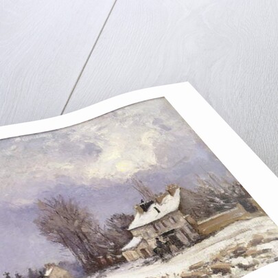 The Versailles Road at Saint-Germain at Louveciennes, 1872 by Camille Pissarro