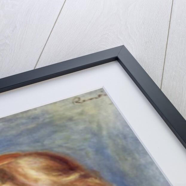 Bust of a Woman with a Rose Coloured Blouse, 1905 by Pierre Auguste Renoir