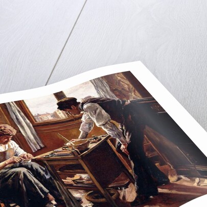 Shoemakers, the Two Givort Brothers, 1884 by Maximilien Luce