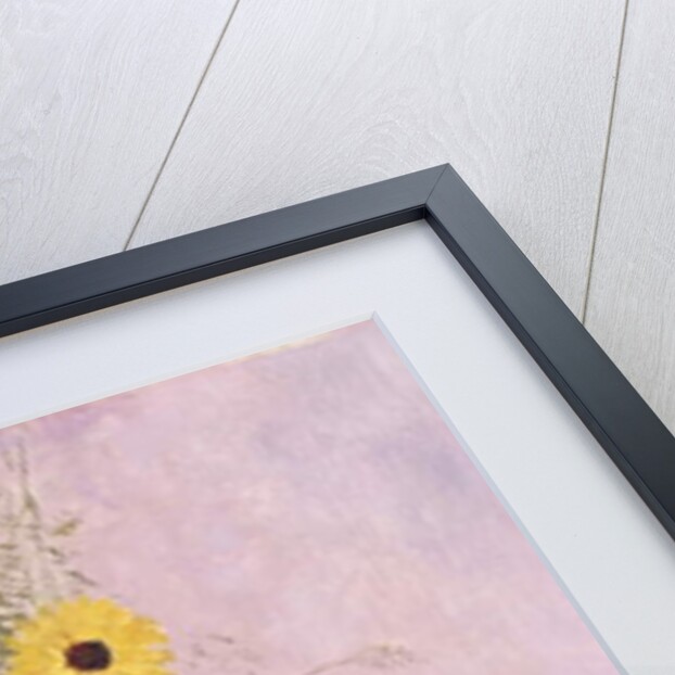Bouquet of Flowers in a Blue Vase, by Odilon Redon
