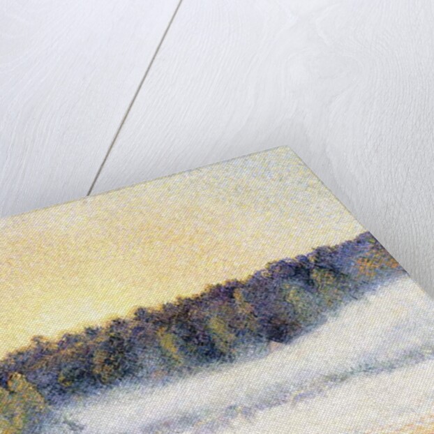 Sunset and Mist at Eragny, 1891 by Camille Pissarro