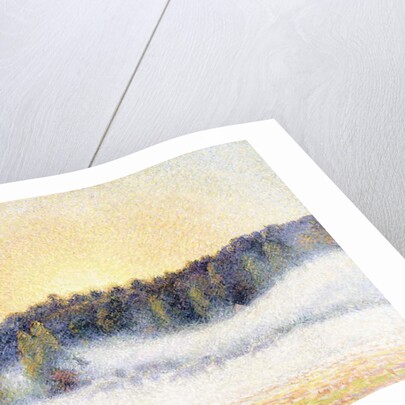 Sunset and Mist at Eragny, 1891 by Camille Pissarro