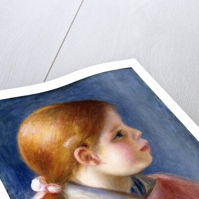 Head of a Young Girl, 1888 by Pierre Auguste Renoir