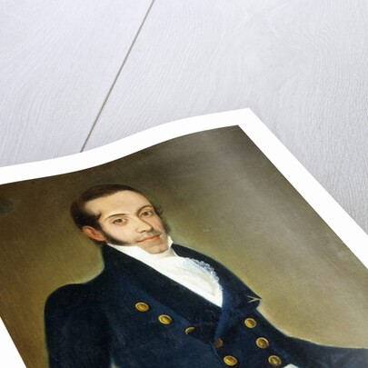 Portrait of Don Agustin de las Heras y Carazo, 1828 by Vicente Escobar