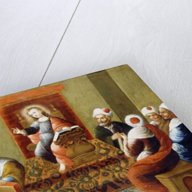 Christ and the Doctors by Diego Quispe Tito