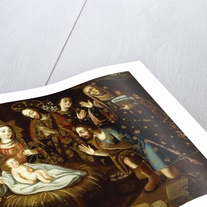 Adoration of the Shepherds by Gaspar Miguel de Berrio