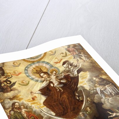 Virgin of the Carmelites, 1761 by Gaspar Miguel de Berrio