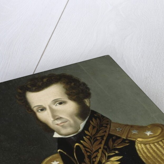 Portrait of Marshall Antonio Jose de Sucre by Jose Anselmo Yanez