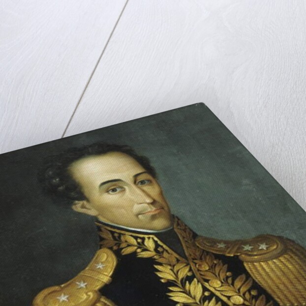 Portrait of Simon Bolivar, 1831 by Jose Anselmo (attr.to) Yanez