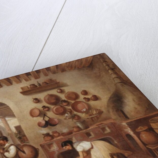 In the Kitchen of the Hacienda by Manuel Serrano