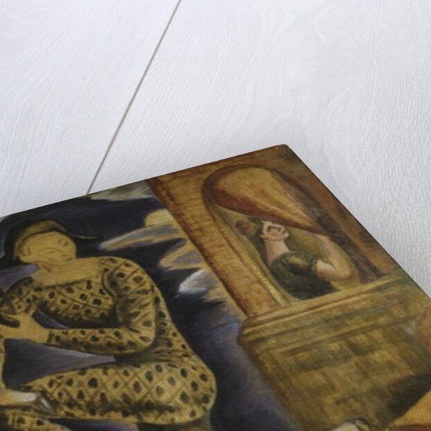 Harlequin and Colombine by Carlos Alberto Castellanos