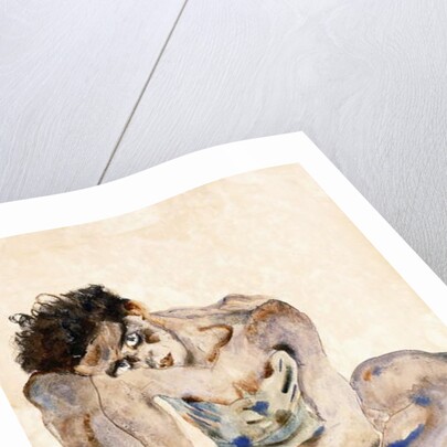 Squatting, 1912 by Egon Schiele