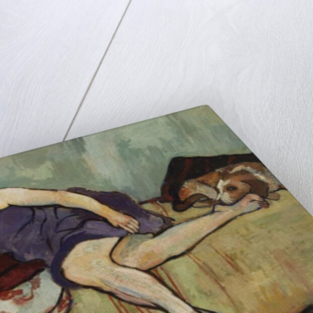 Marie Coca with Arbi, 1927 by Marie Clementine Valadon