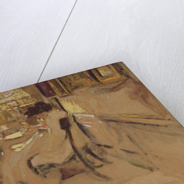 Madam Hessel Sewing under the Lamp, c.1905 by Edouard Vuillard