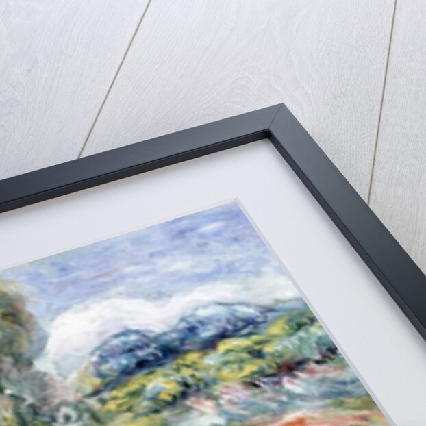 Young Woman Sitting in a Meadow by Pierre Auguste Renoir