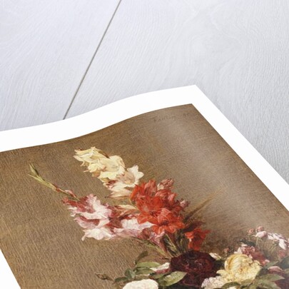 Gladioli and Roses, 1881 by Ignace Henri Jean Fantin-Latour