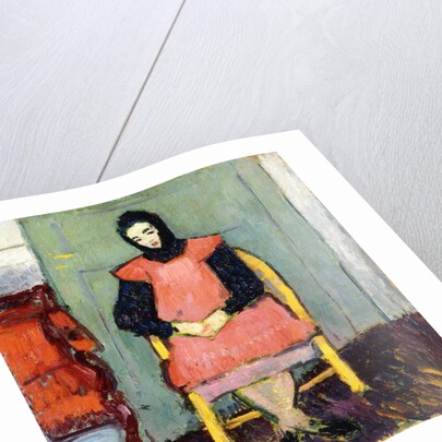 Girl in Yellow Chair, 1906-07 by Alexej von Jawlensky