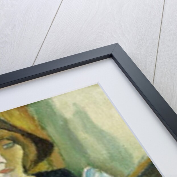 Hermin in Blue, 1916 by Jules Pascin