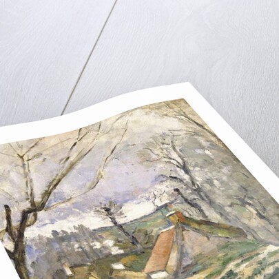 The Cottages of Auvers, 1872-73 by Paul Cezanne