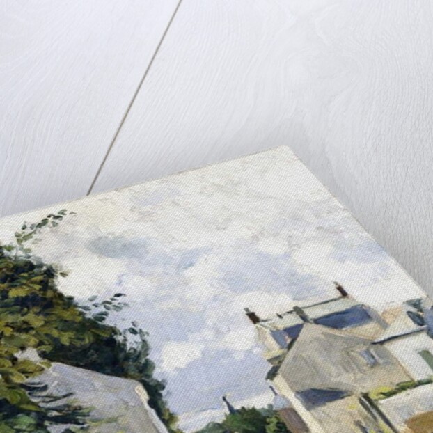 Hermitage Street, Pontoise, 1874 by Camille Pissarro