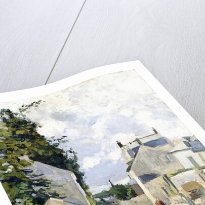 Hermitage Street, Pontoise, 1874 by Camille Pissarro