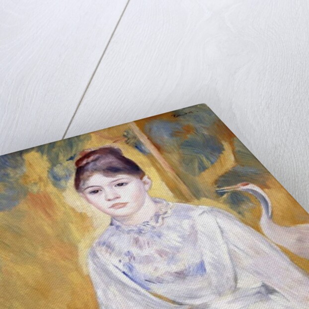 Young Girl with a Swan, 1886 by Pierre Auguste Renoir