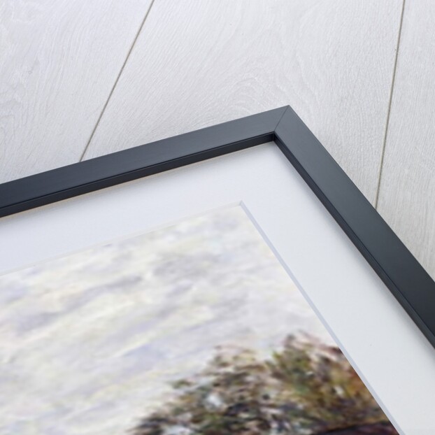 Street scene at Marly, 1876 by Alfred Sisley