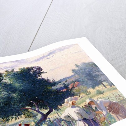 Women Binding Vines, 1890 by Henri-Edmond Cross