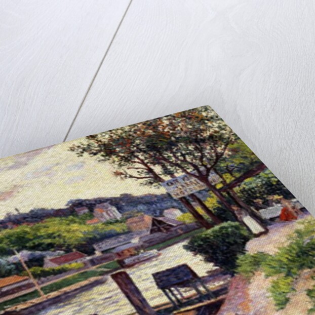 Outdoor Cafe on the Banks of the Oise, 1897 by Maximilien Luce