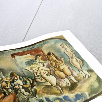 The Dithering Client, 1916 by Jules Pascin