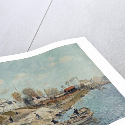 Sand on the Quay, 1875 by Alfred Sisley