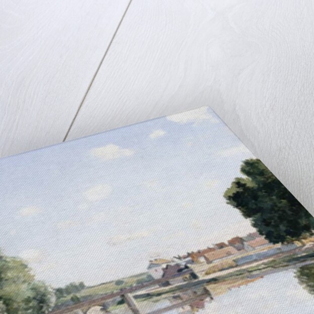 The Railway Bridge, Pontoise, c.1873 by Camille Pissarro