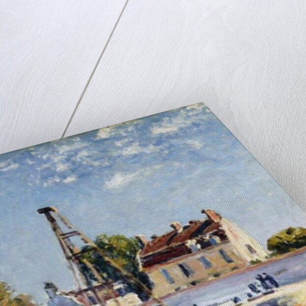 Barges, 1885 by Alfred Sisley