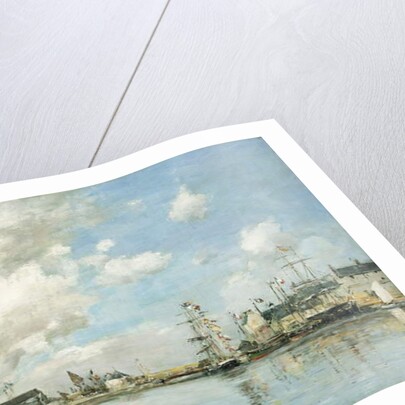 Fecamp, the Basin, 1892 by Eugene Louis Boudin