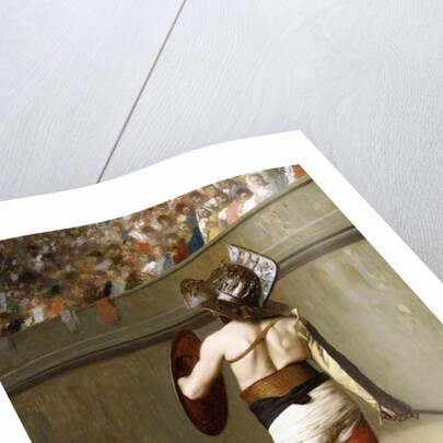 Mirmillon - A Gallic Gladiator by Jean Leon Gerome