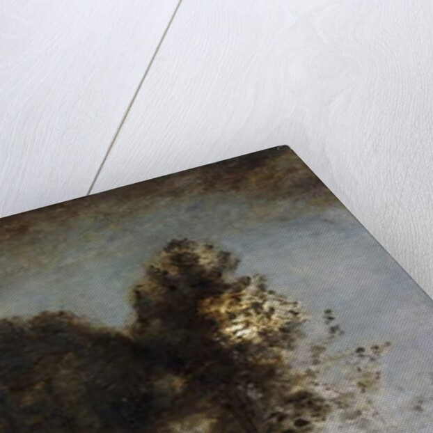 Moonlight on the edge of the Gulf, c.1855-60 by Jean Baptiste Camille Corot