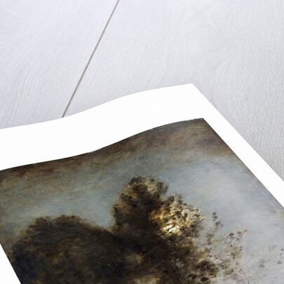 Moonlight on the edge of the Gulf, c.1855-60 by Jean Baptiste Camille Corot