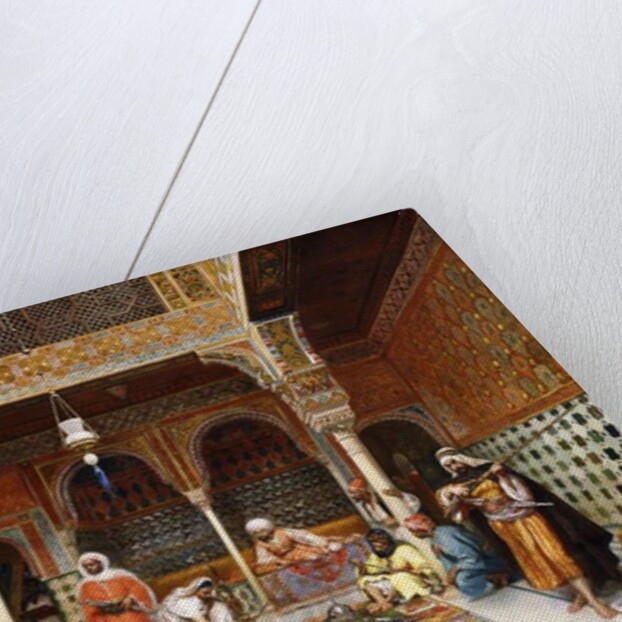 Gunsmiths At The Palace Of Alhambra, Granada, 1878 by Filippo Baratti