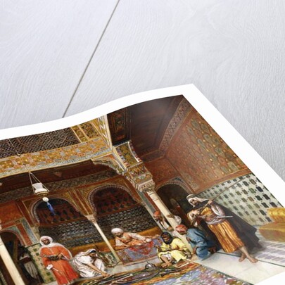 Gunsmiths At The Palace Of Alhambra, Granada, 1878 by Filippo Baratti