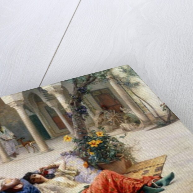 In the Courtyard of the Harem by Max Ferdinand Bredt