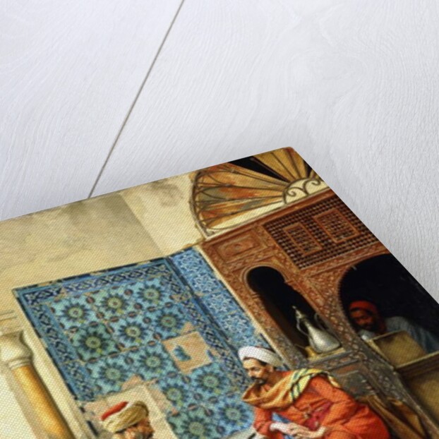 The Chess Game, 1896 by Ludwig Deutsch