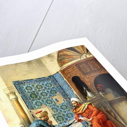 The Chess Game, 1896 by Ludwig Deutsch