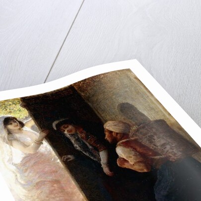 One Thousand and One Nights, The Porter of Bagdad, c.1900 by Edwin Lord Weeks