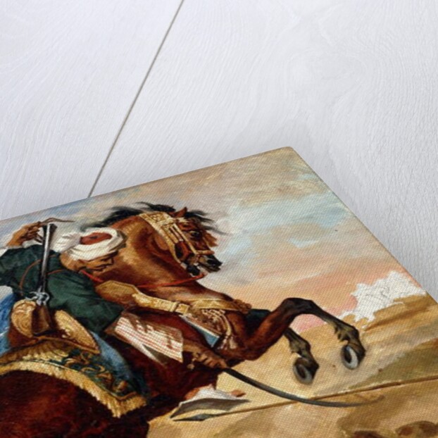 Turk Riding a Brown Alezan Horse, c.1810 by Theodore Gericault