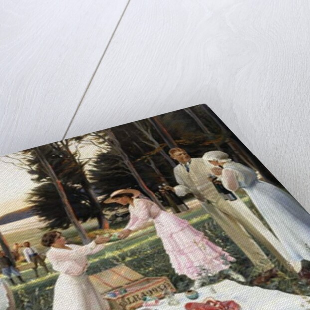 The Afternoon Picnic, 1919 by Harald Slott-Moller