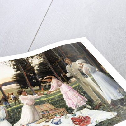 The Afternoon Picnic, 1919 by Harald Slott-Moller